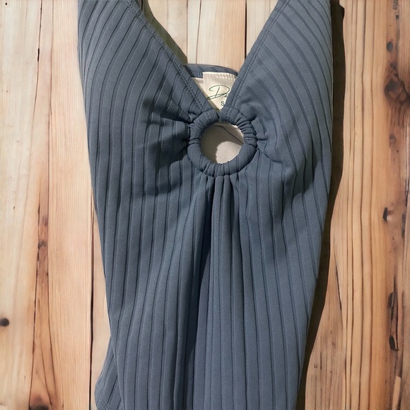 Blue women’s 1 piece swimsuit - Picture 3 of 3